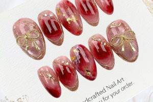 Rose Blush Gold Ribbon